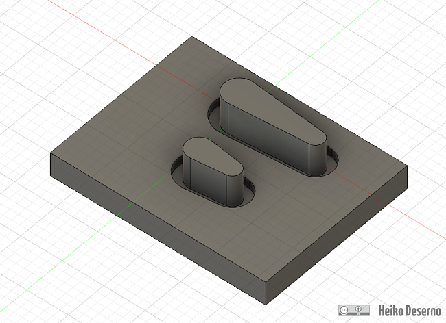 3D-Modell einer Montagehilfe für Feldbahn-Kuppelketten.