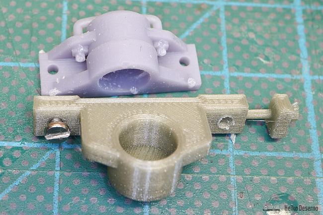 Rückseiten der Achslager.