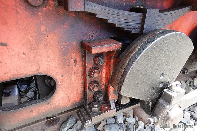 Details an einer Ns2f im Feldbahnmuseum Frankfurt.