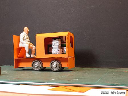 Prototyp komplett mit Fahrer
