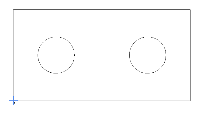 Ansicht des Werkstücks nach dem Import in ESTLCAM. Noch sind keine Fräsanweisungen sichtbar.