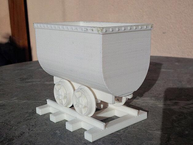 3D-Modell eines Grubenhunts. Autor: bischoffrob.