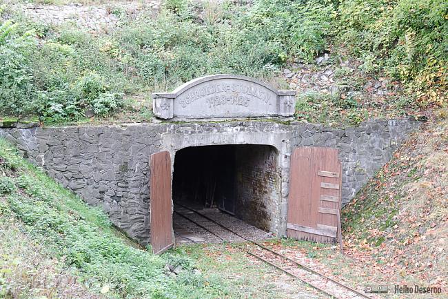 Restauriertes Mundloch am Schröderstollen.